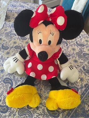 Disney Minnie Mouse Plush - Red, Black, Yellow, White